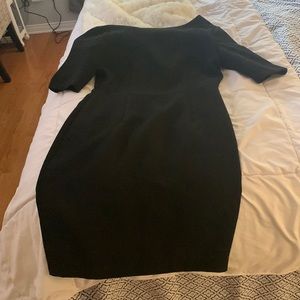 Black work dress